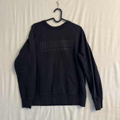 Dispatch Recordings Jumper Mens Large Black Hoodie Sweatshirt Pullover Hip Hop