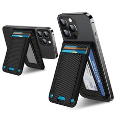 2-in-1 Magsafe Wallet, Adjustable Stand and Open Window, Magnetic Wallet for ...