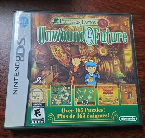 Professor Layton Unwound Future Nintendo Ds CIB