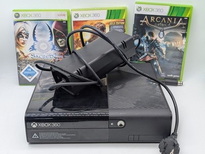 XBOX 360 E Konsole mit Netzteil und Spielen