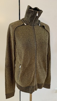 neu ausverkaufte HM Studio Lurex Strickjacke / Weste mit abtrennbaren Ärmeln