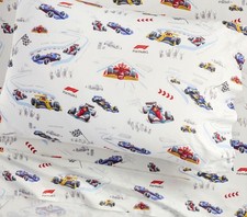 Pottery Barn Kids Formula 1 Organic Cotton Sheet Set US STOCK