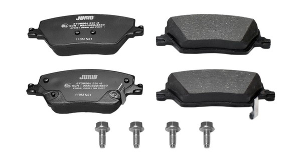 Bremsbelagsatz Scheibenbremse Jurid 573626J Schachtel FüR Fiat Tipo 357HXN1A 357-image