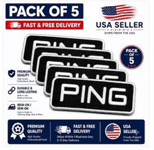 Sports Golf Embroidered Iron On Patch Badge Applique 5 Pack 10x3.8cm New USA