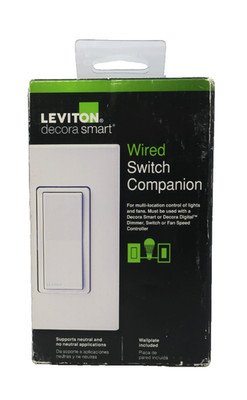 Decora Smart Dimmer Switch Companion for Multi-Location Dimming with Locator LED