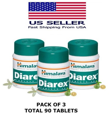 Diarex Himalaya 30 Tablets USA Seller Free Shipping (Pack Of 3)
