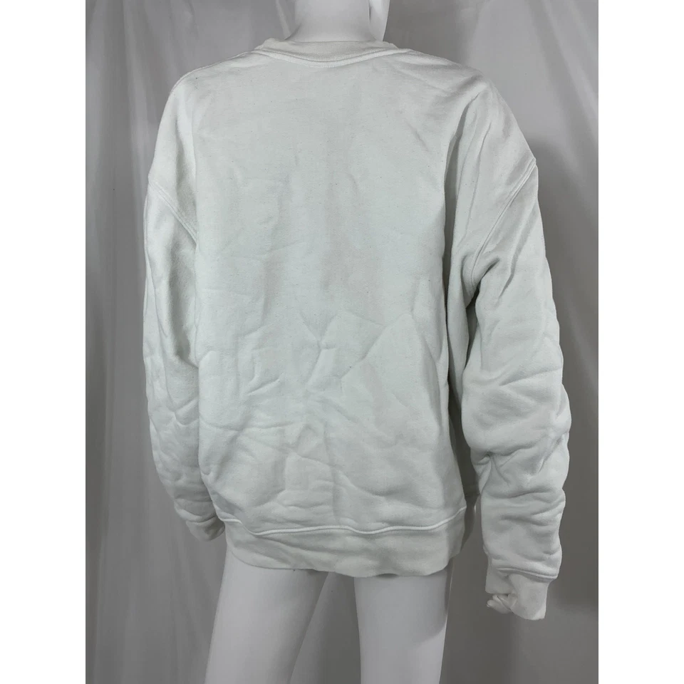Conjunto Sudadera Active Cuello Redondo Algodón Blanco Talla M Foto 3 de 4