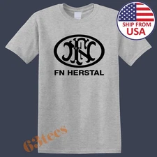 FN Herstal Guns Firearms Men's Grey Size S to 5XL
