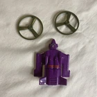 Vtg 1985 TONKA Transformer GoBots Odd Ball Purple Jet, Wendy's Kids Meal Toys