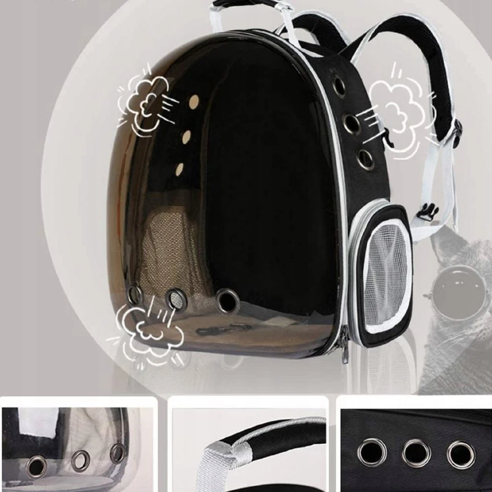 QLS Transportrucksack 40x30x28 cm Tragetasche für Katzen & kleine Hunde bis 7 kg - Bild 4 von 4