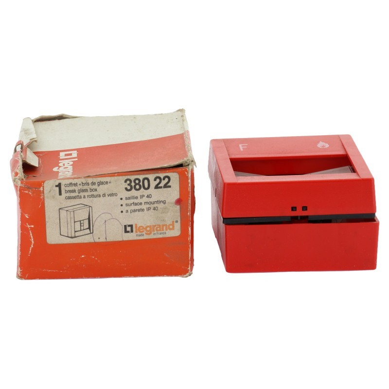 Legrand Break Glass Box 380-22 Open Box (B706)