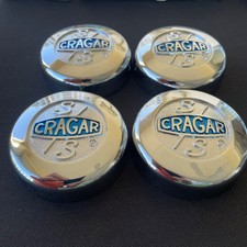 🔥 4 NOS Vintage  CRAGAR SS S/S Center Caps 1980