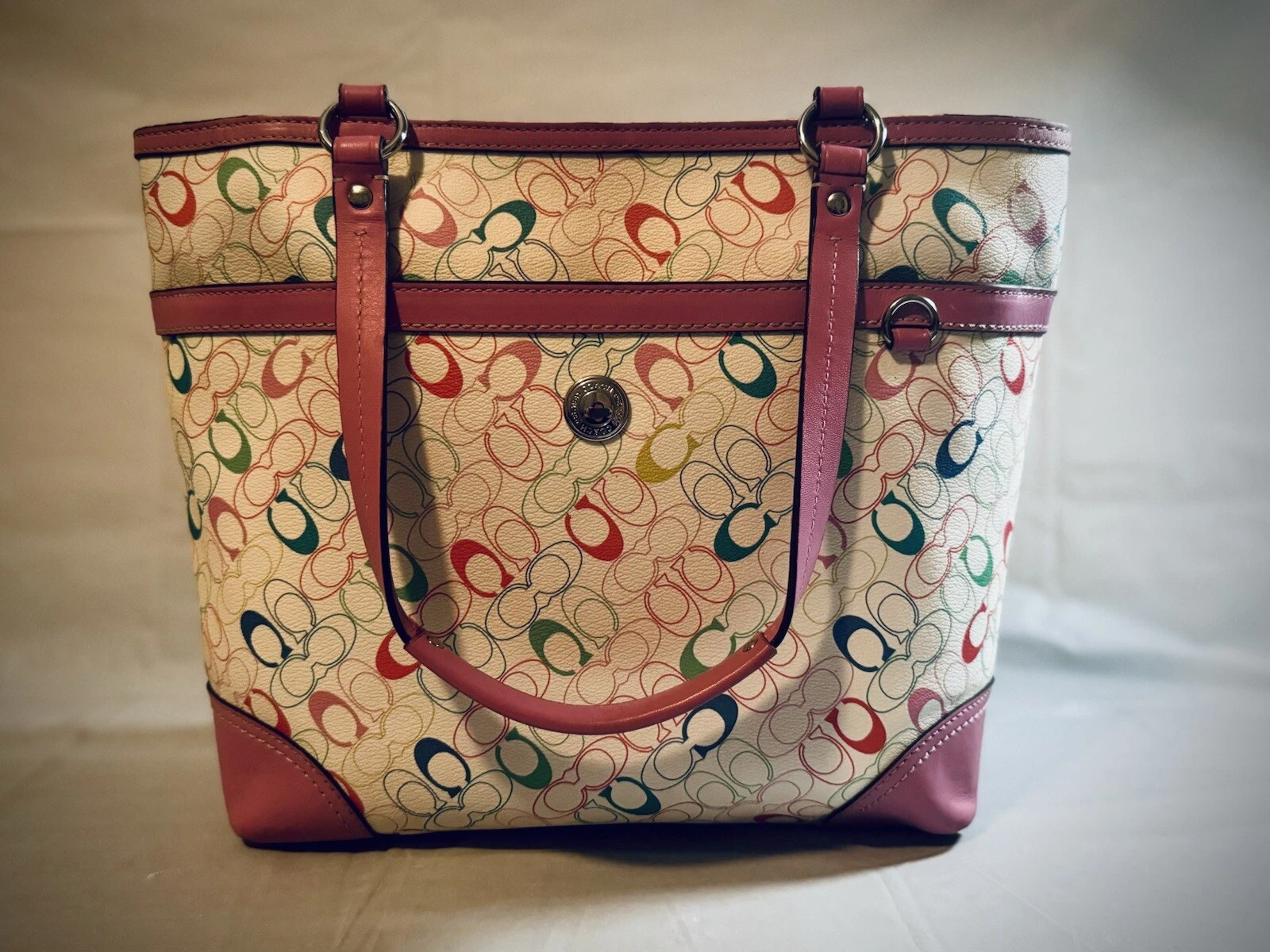 Borsa a tracolla Coach Chelsea multicolore pastello multi