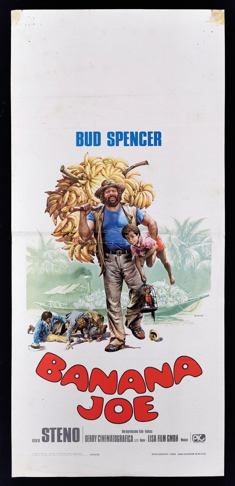 Locandina originale film Banana Joe (1982) - Regia di Steno