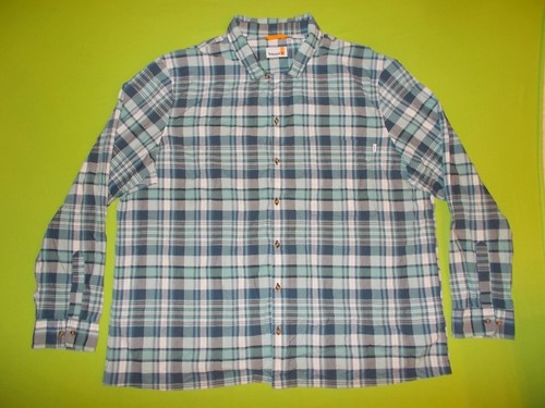 Shirt TIMBERLAND (3XL) (XXXL) 100% COTTON PERFECT !!! Check Blue - Picture 2 of 9