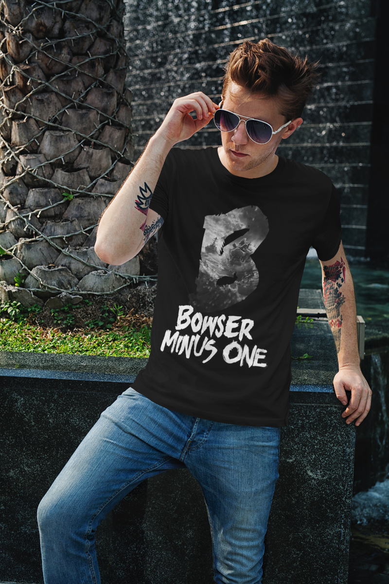 Bowser Minus One T-Shirt Unisex Funny Cotton Adult Mario