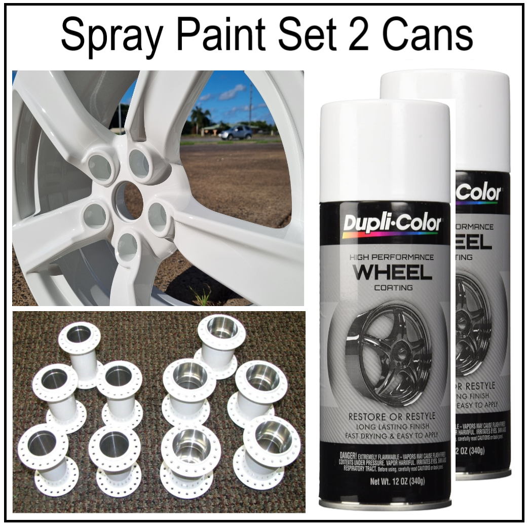 Duplicolor Paint HWP100 Wheel White Spray Paint Steel Aluminum