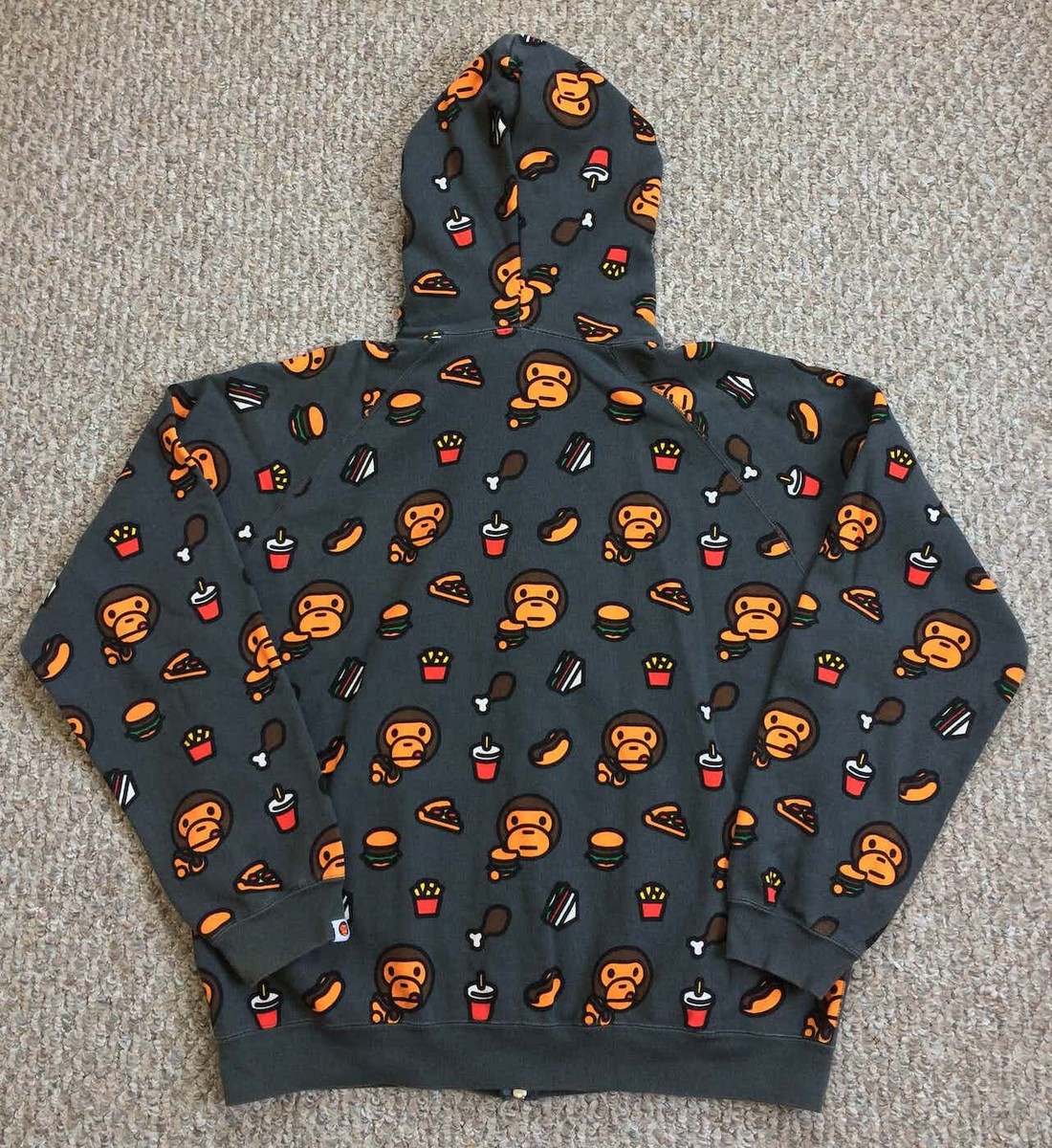 トップス bape rogo unionjack foodie OG Bape Baby Milo Junk Food Hoodie | eBay
