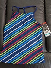 Speedo Girls' Swimsuit Style Top Tankini Thin Strap Top Brand NEW with Tags 