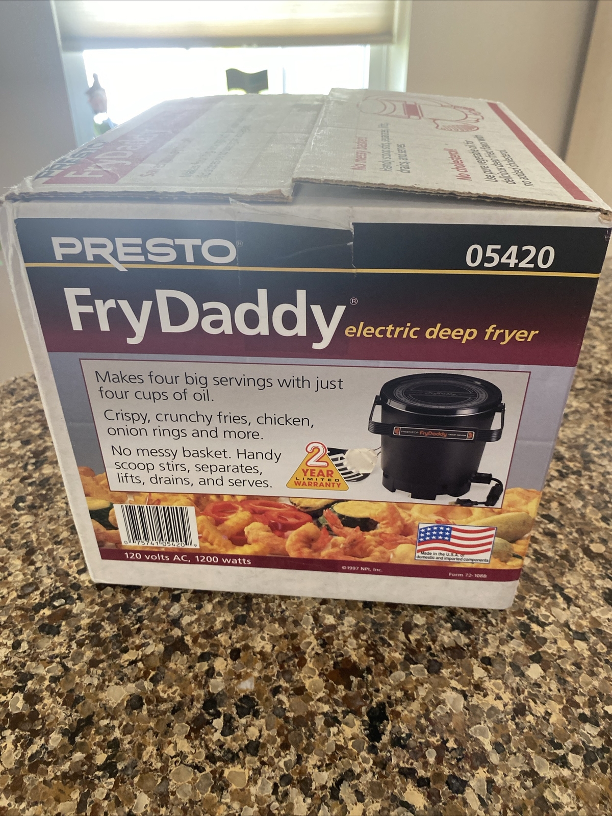 Presto 05420 FryDaddy Electric Deep Fryer Black Brand New Ships Fast