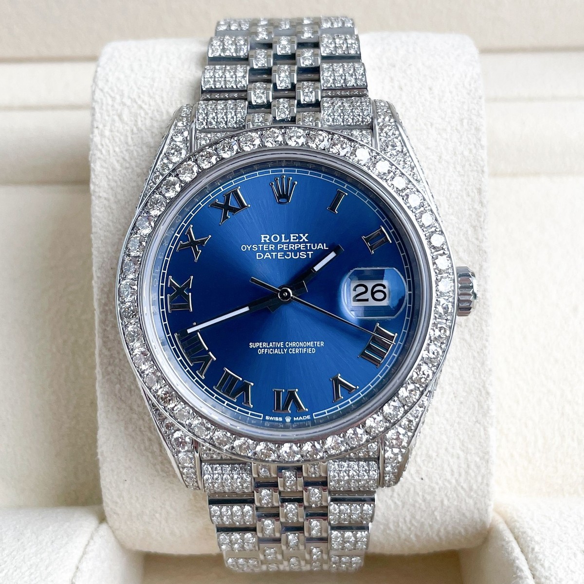 Rolex Datejust Diamanten 41mm Iced Out 2024 UNWORN Brilliant