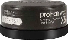 Morphose Pro Hair Wax X5 Black / Men 150ml-5.1 oz