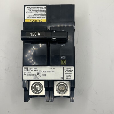 QOB2150VH  2 Pole 150 Amps 120/240 Volt Bolt-On BRAND NEW SQUARE D