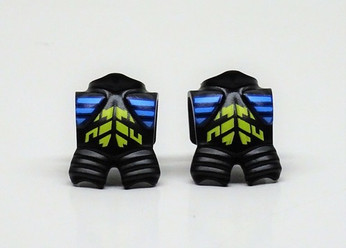 2 X Armure Noir + Surcharge Playmobil Pour Collier Cuirasse Space Chevalier R16 - Picture 5 of 5