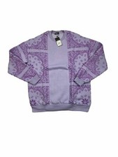Purple Bandanna Print Sweatshirt By Breezy