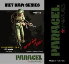 PARACEL MINIATURES VIETNAM SERIES VN0415 NVA INFANTRY FIG A 