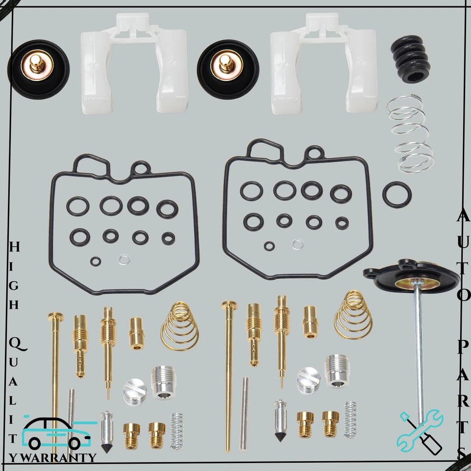 2 Sets Carburetor Carb Repair Kit For 1982 Honda CM450C CM450E CM450SC CB450T US - Image 4 of 4