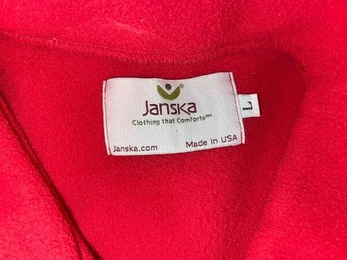 Women's JANSKA Red 100% Polyester "Gilda" Vest-Size Large-EUC - Picture 3 of 4