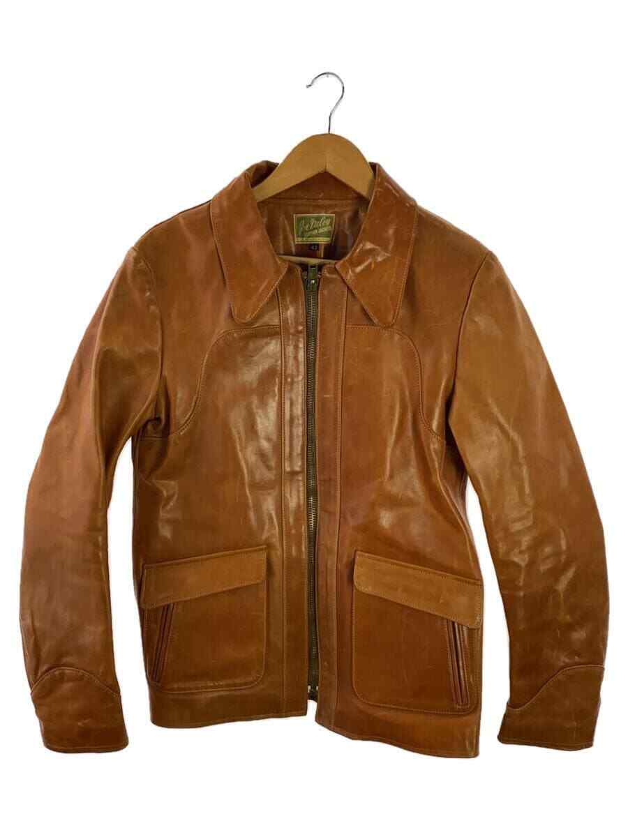 JOE McCOY leather Jacket leather Camel 42 Used | eBay