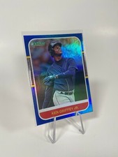 2021 Donruss Baseball KEN GRIFFEY JR SP Variation Blue Holo