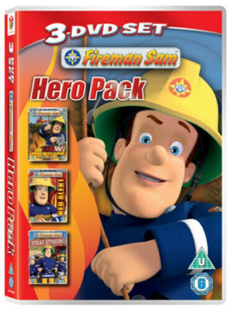 Fireman Sam - (The New Hero Next Door / Red Alert / Sticky Situation DVD