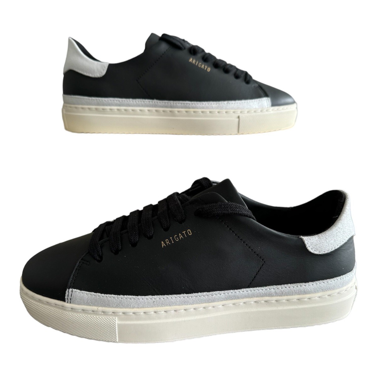 Leather Sneakers Axel Arigato Glitter Axel Arigato Trainers Clean 90  Sneakers Ladies Black Leather Glitter Size 37