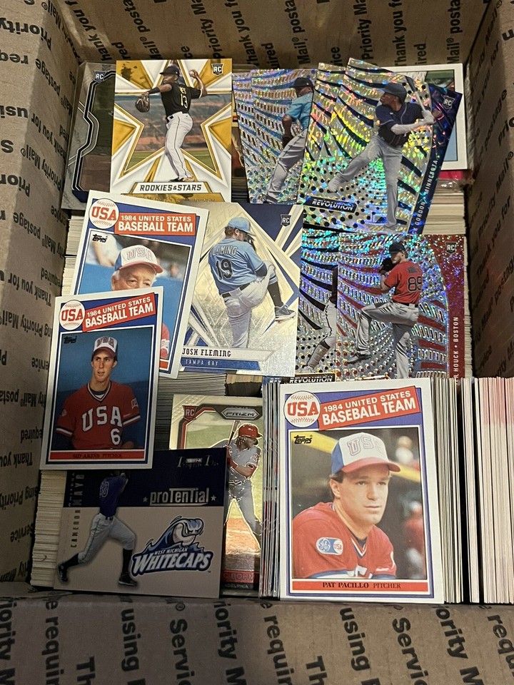 MLB Card USPS Med. Flat Rate Box Lot Tons Of Rookies Stars And More eBay