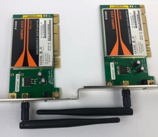 Lot Of 2 D-Link Rangebooster G Wireless PCI Adapt 108Mbps 2.4GHz WDA-2320 T4 