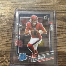 2023 Panini Clearly Donruss #93 CJ Stroud Rated Rookie Houston Texans