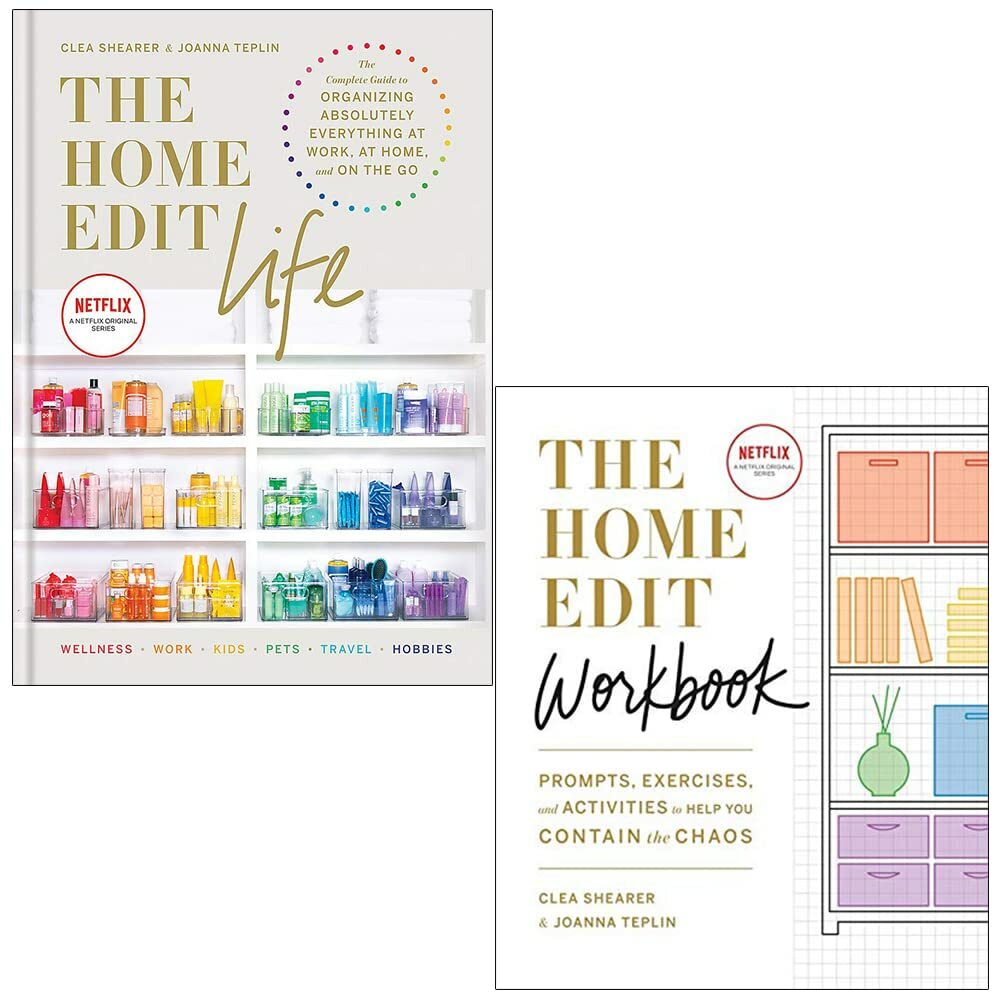 Mitchell Beazley The Home Edit Life & The Home Edit Workbook 2 Books Collection Set By Clea Shearer & Joanna Teplin - Paperback Home Organisation Guides, Nyt - Image 4