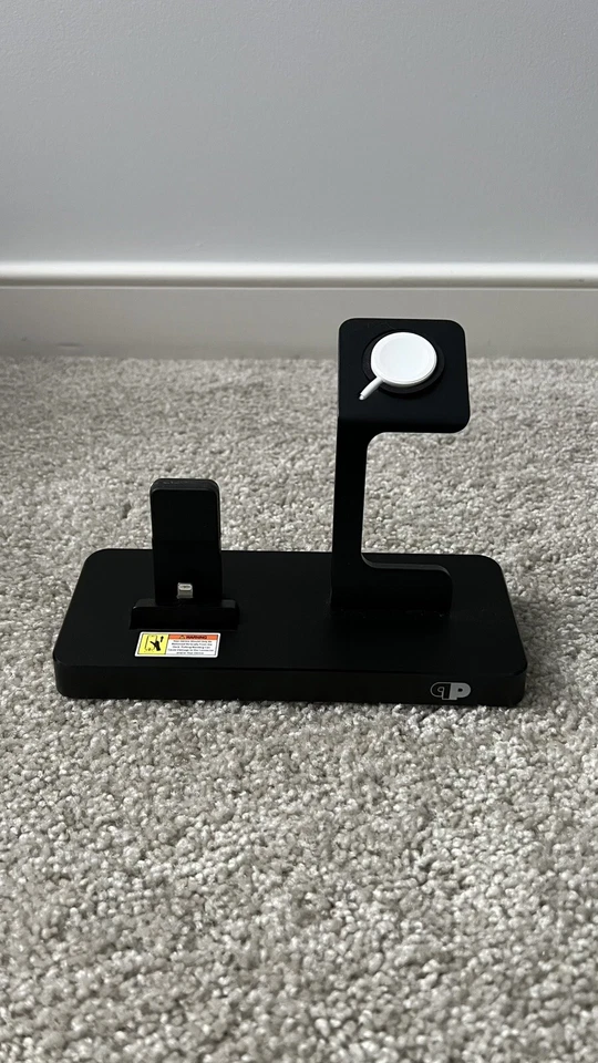 Estación base de carga rápida 2 en 1 para iPhone 14 13 12 11 10 y Apple Watch Foto 4 de 4