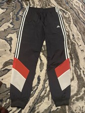 adidas blue tracksuit bottoms 13-14years(164)