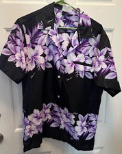Vintage Orchid Fashions Hawaiian Shirt Large