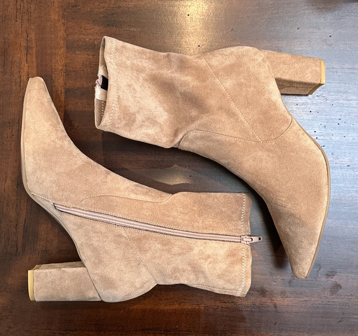 Microfiber stretch best sale boots