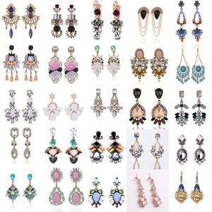 1Pair-Women-Rhinestone-Resin-Crystal-Ear-Stud-Eardrop-Dangle-Earring-Jewelry-Hot