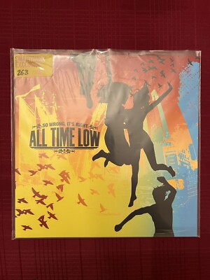 All Time Low - So Wrong It s Right Vinyl LP - Blue/Green/Yellow Tri-Color /300