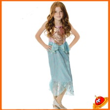 Costume Carnevale Halloween Travestimento Vestito Principessa Ariel Sirenetta