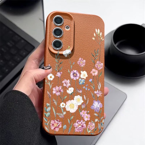 Phone Case For Samsung S25 Ultra S24 FE S23 S22 Plus A16 A56 Flowers Soft Cover - Picture 13 of 17