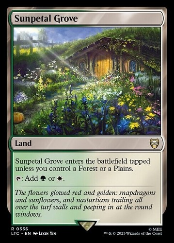 MTG - SUNPETAL GROVE - Lord of the Rings Co (R) - Picture 1 of 1