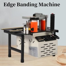 Desktop 110V Woodworking Edge Banding Machine Double Glue Edge Bander
